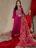 Varanga Ethnic Motifs Woven Design Regular Zari Work Kurta With Trousers & Dupatta