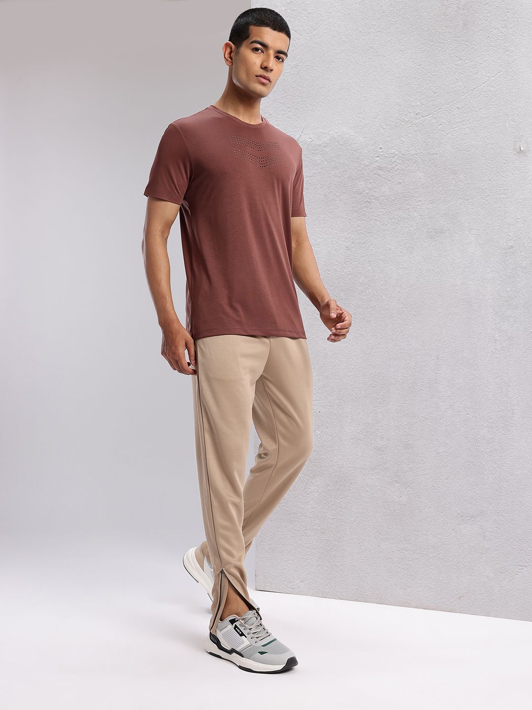 HRX by Hrithik Roshan Men Zipped Hem Rapid-Dry Running Track Pants