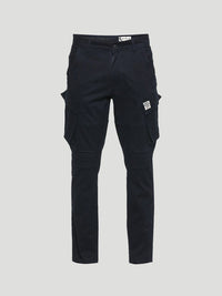 Being Human Men Slim Fit Mid-Rise Plain Cargos
