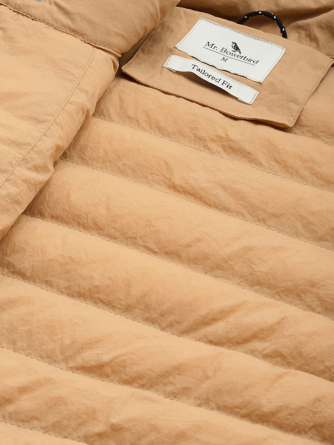 Mr Bowerbird Band Collar Tailored Fit Puffer Jacket