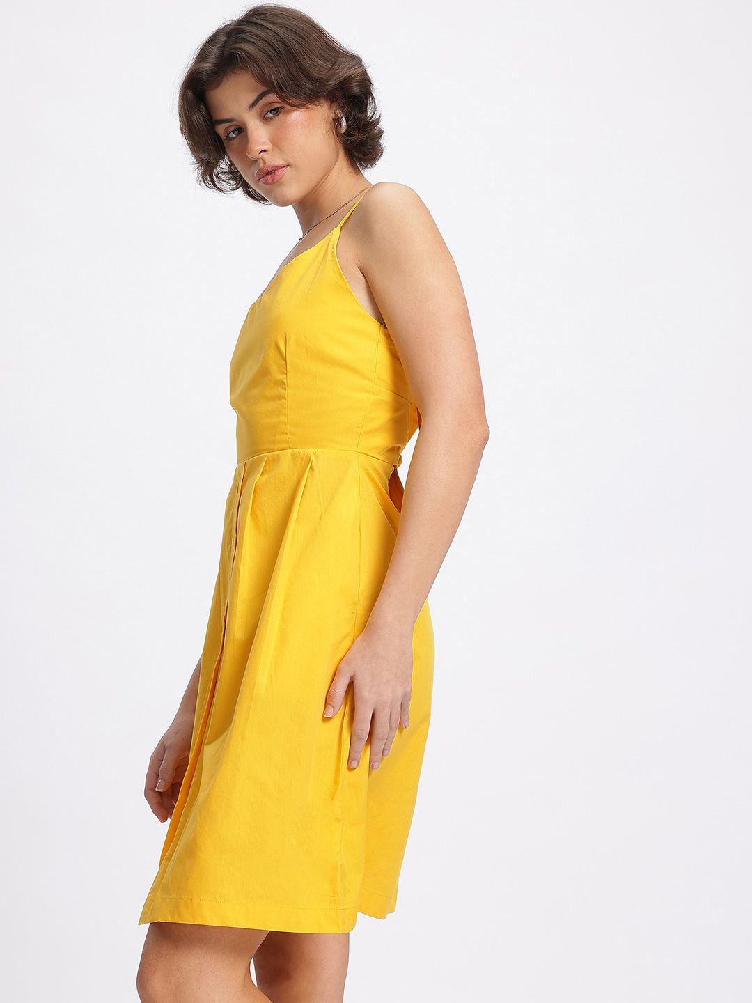 DressBerry Statement Bows Strappy A-line Dress