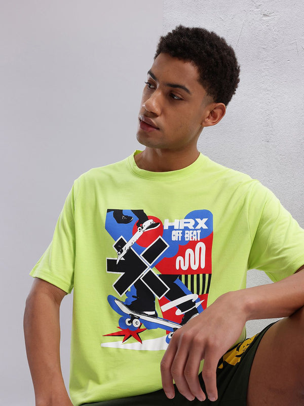 HRX by Hrithik Roshan Men Printed Lifestyle T-shirt
