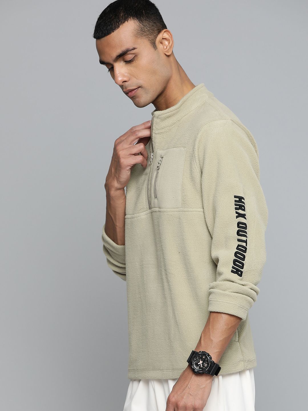 HRX by Hrithik Roshan Men Fleece Sweatshirt