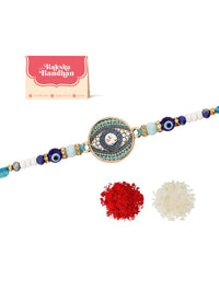 Voylla Guardian Evil Eye Beaded Thread Rakhi