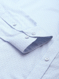 Raymond Pure Cotton Ethnic Motifs Printed Slim Fit Formal Shirt