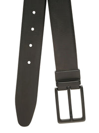 Teakwood Leathers Men Textured Leather Reversible Belt