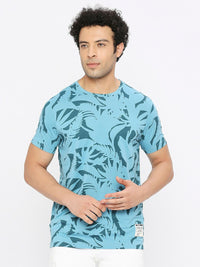 SPYKAR Abstract Printed Cotton T-shirt
