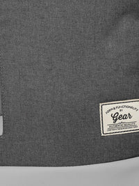Gear Unisex Charcoal Grey Solid Backpack