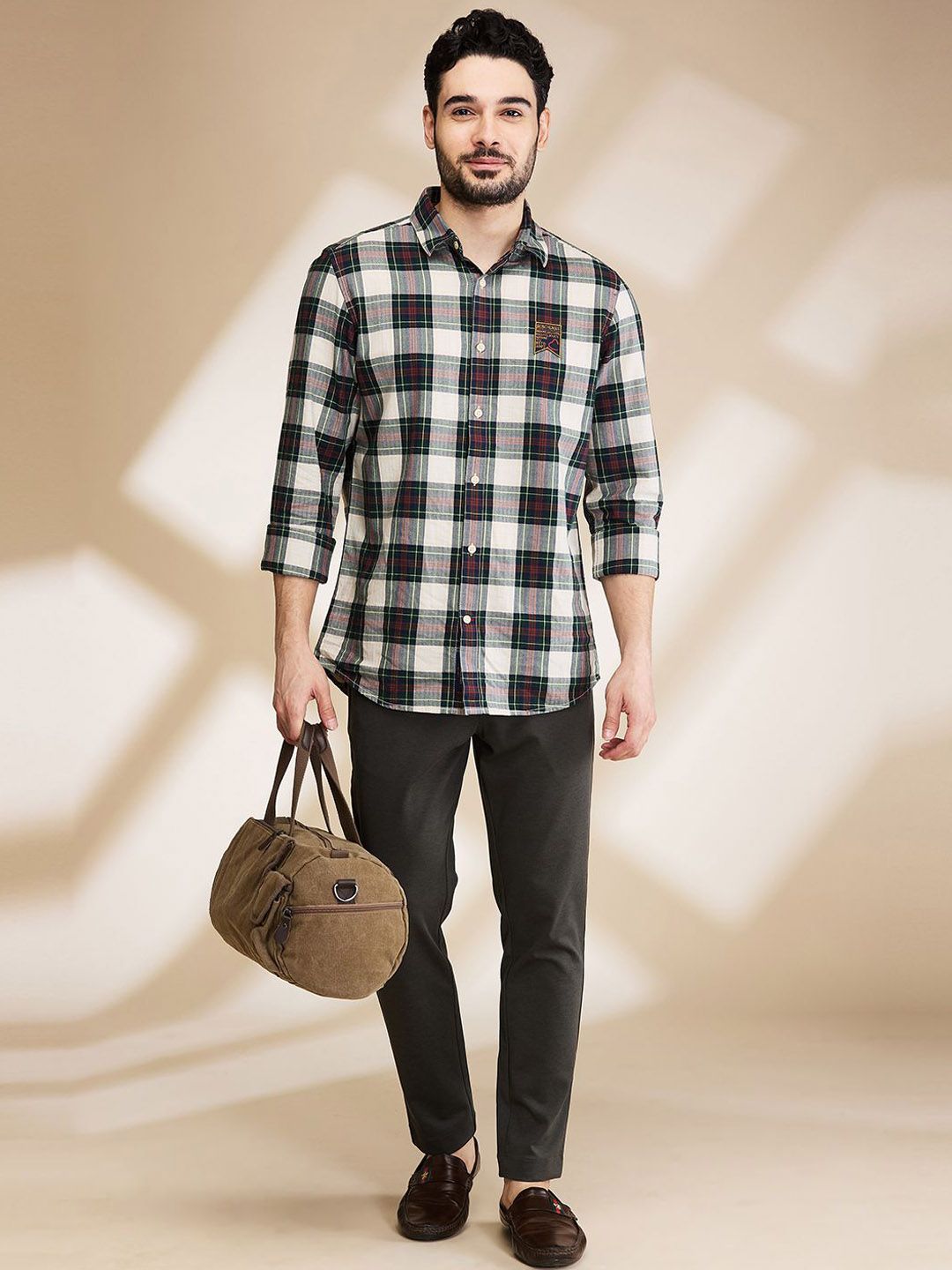 Being Human Men Slim Fit Chinos Trousers