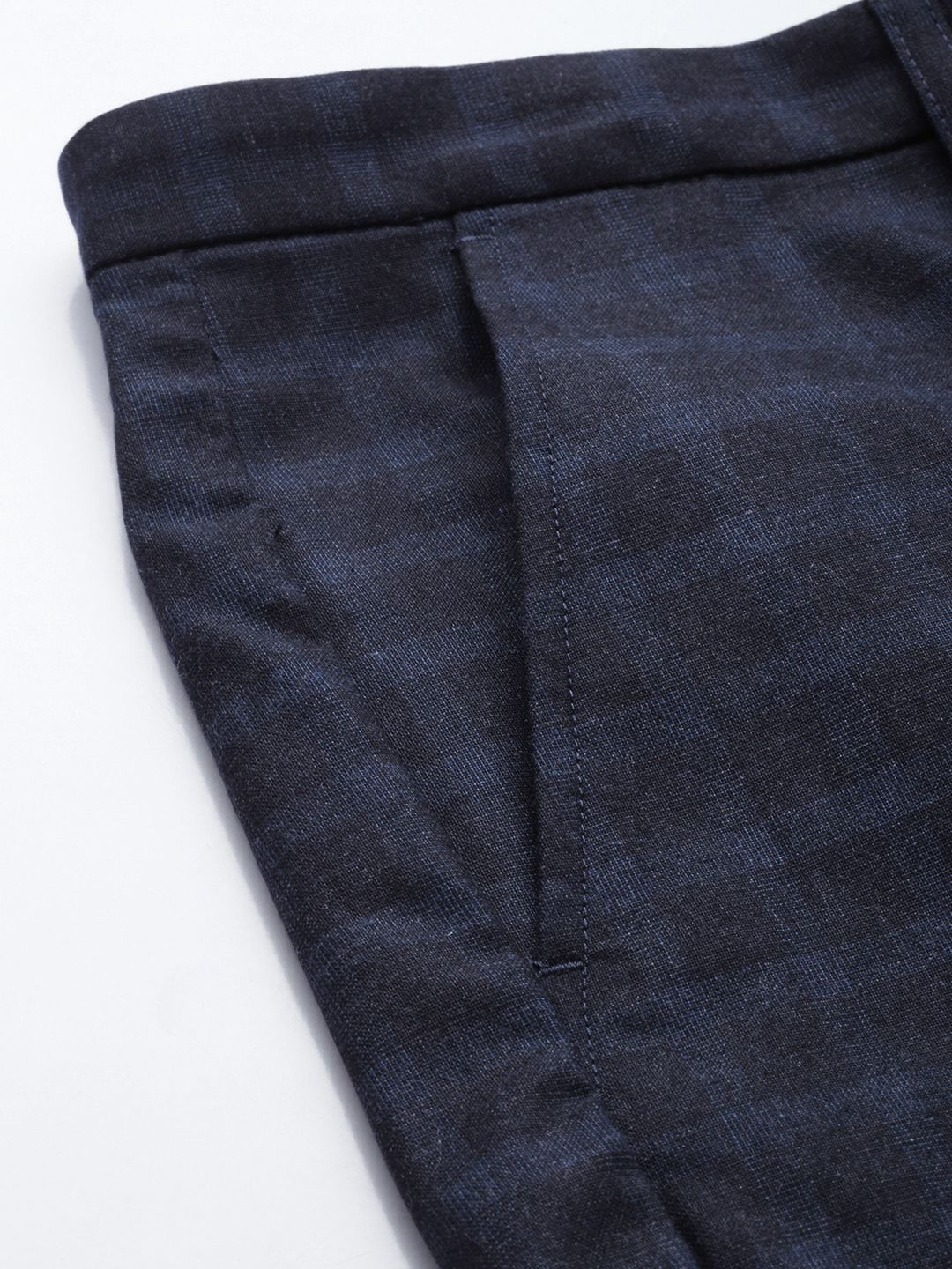 The Indian Garage Co Self Design Regular Fit Chinos Trousers