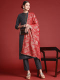 Anouk Gotta Patti Kurta with Trousers & Printed Dupatta