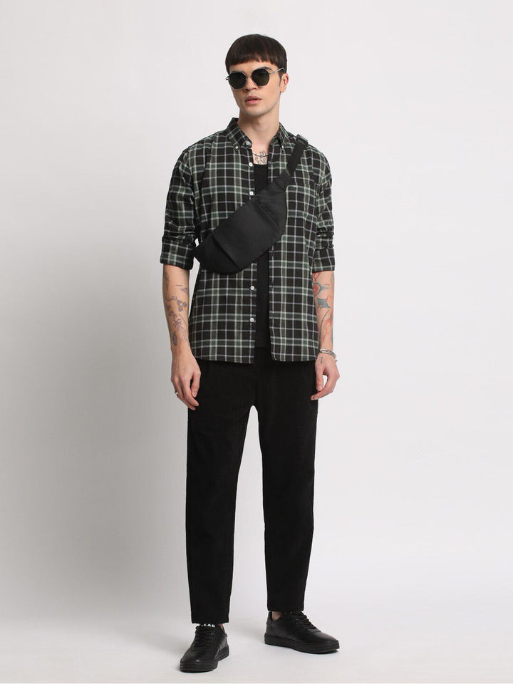 THE BEAR HOUSE Checked Slim Fit Casual Shirt