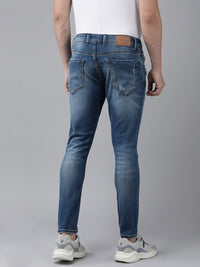 SPYKAR Men Kano Skinny Fit Mildly Distressed Heavy Fade Stretchable Jeans