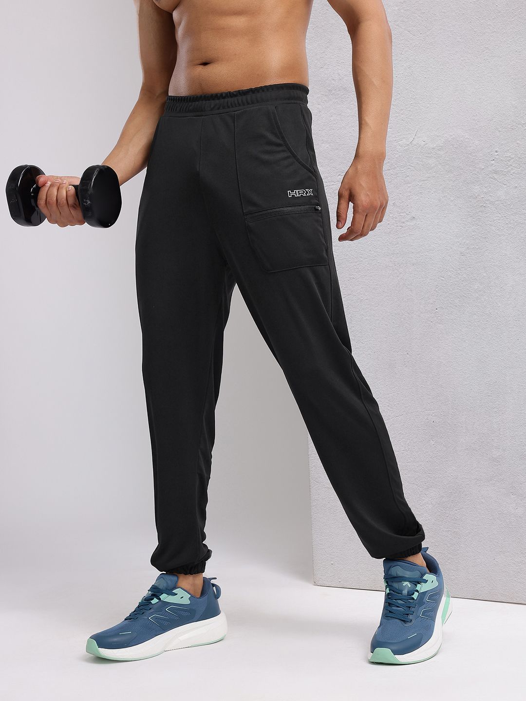 HRX by Hrithik Roshan Men Mid-Rise Rapid-Dry Training Joggers