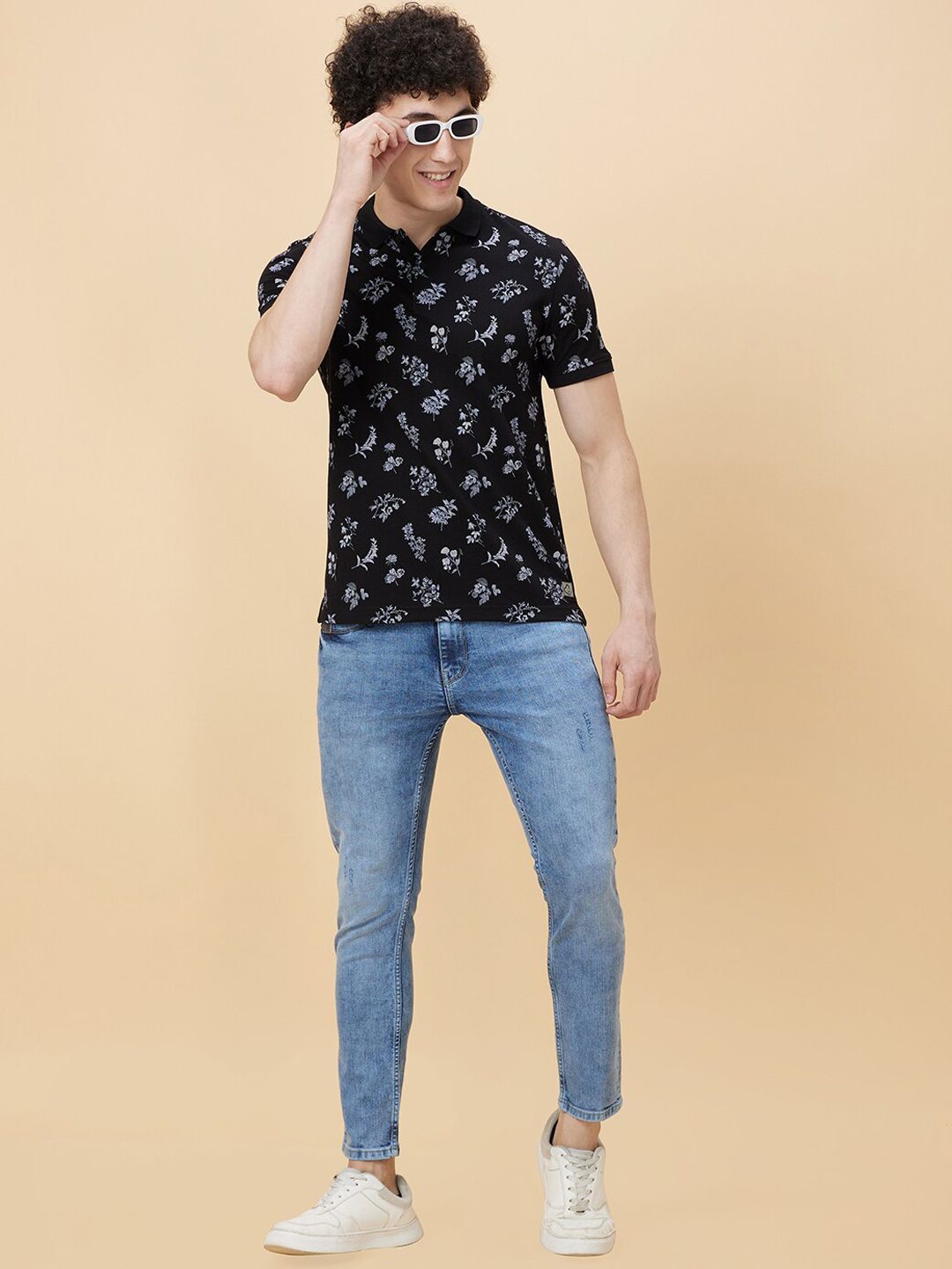 Being Human Men Low Distress Heavy Fade Stretchable Jeans
