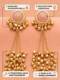 PANASH Circular Drop Earrings