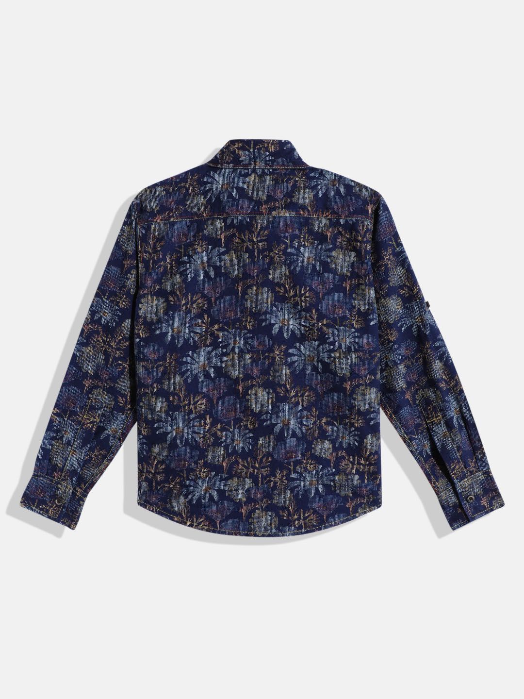 Monte Carlo Boys Floral Printed Smart Fit Shirt