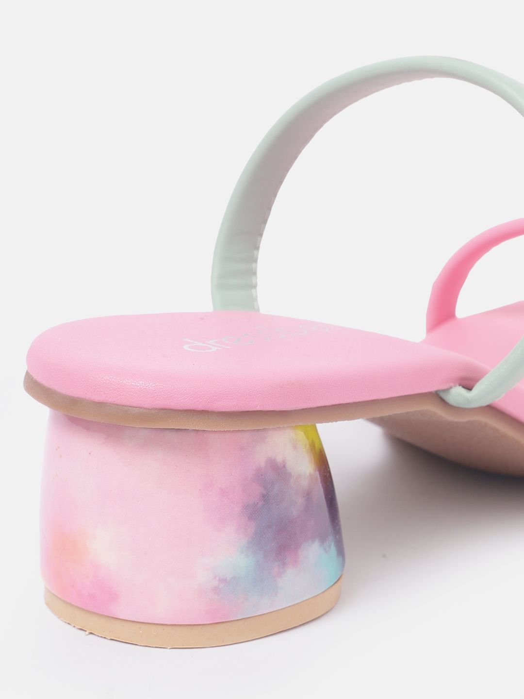 DressBerry Colourblocked Block Sandals
