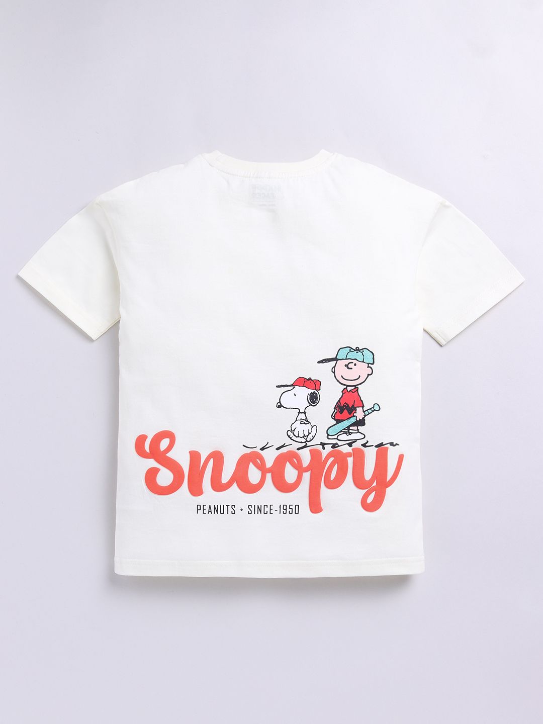 Happy Faces Boys Snoopy Print Pure Cotton T-shirt