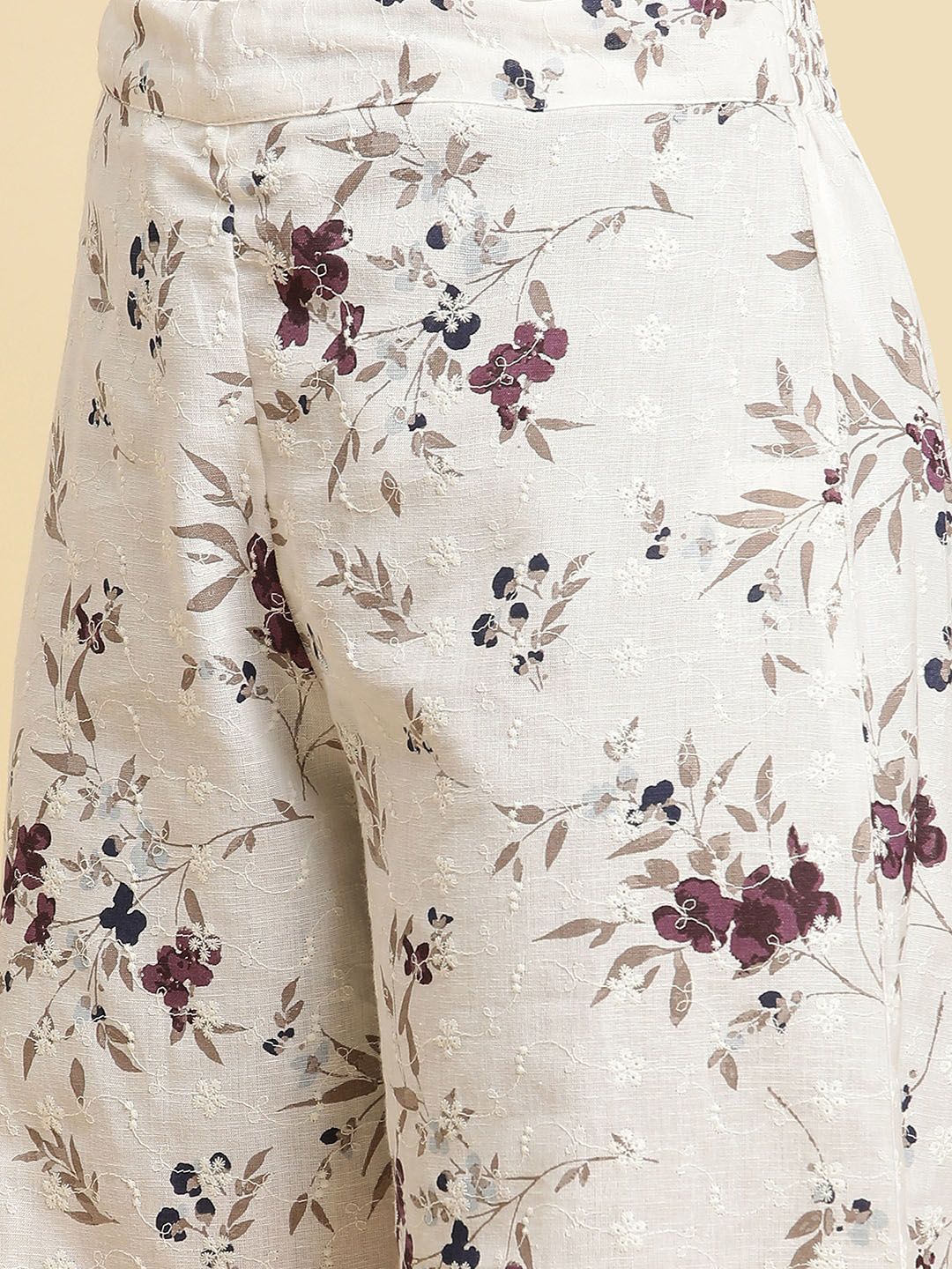 W Floral Floral Printed Tunic & Trousers Co-Ords
