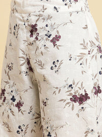 W Floral Floral Printed Tunic & Trousers Co-Ords