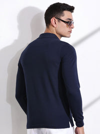 Thomas Scott Men Solid Polo Collar T-shirt