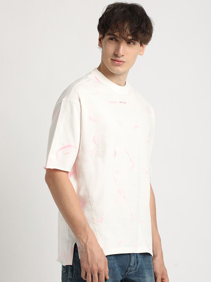 THE BEAR HOUSE Tie & Dye Pure Cotton Oversized T-shirt