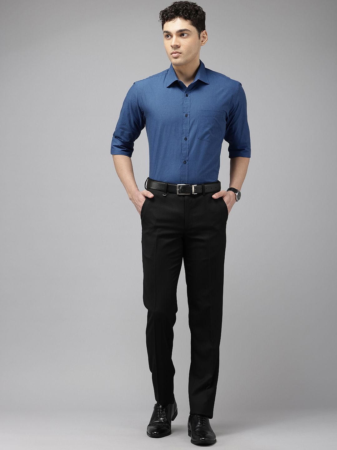 Park Avenue Slim Fit Cutaway Collar Pure Cotton Formal Shirt