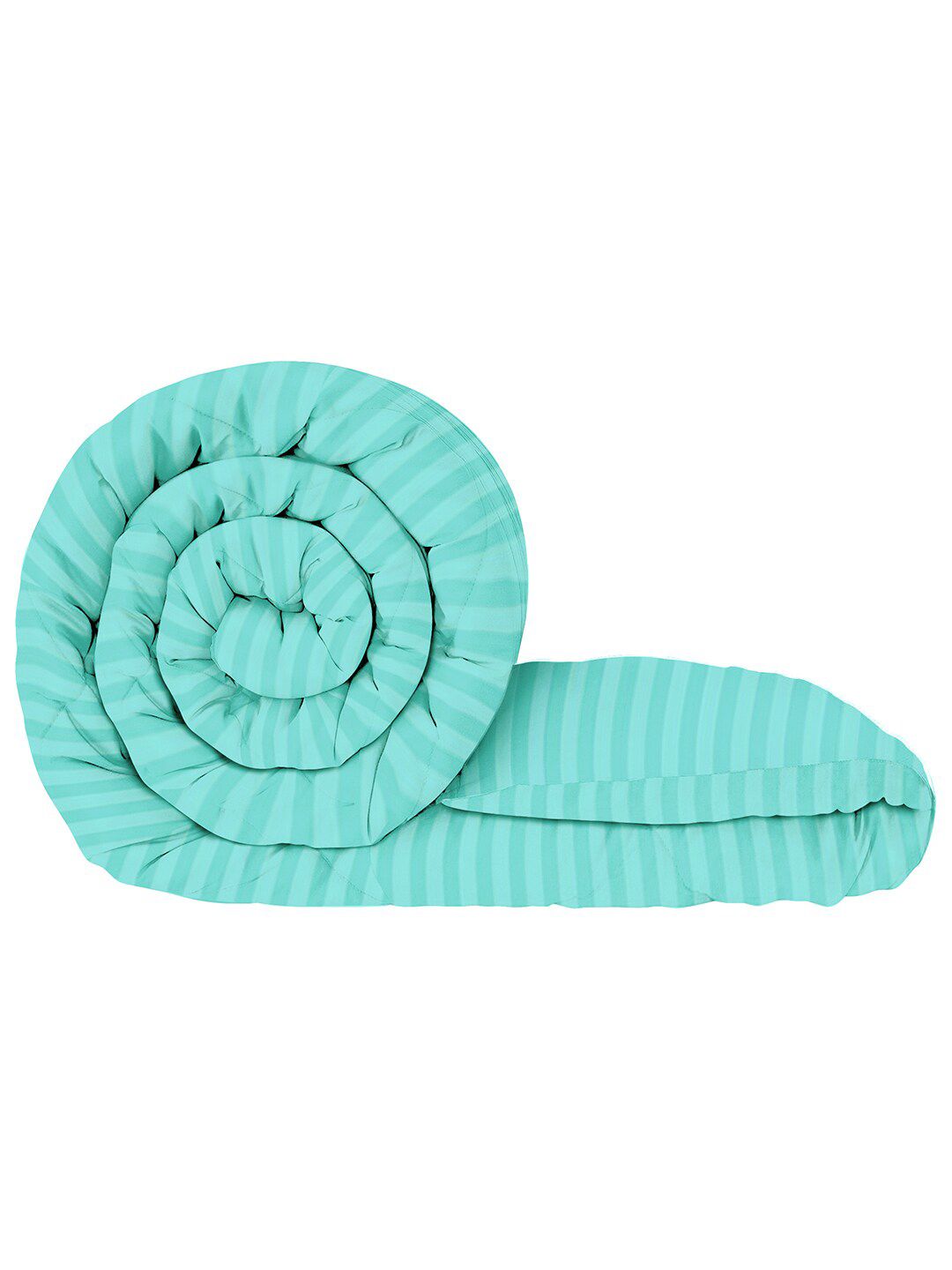 Story@home Blue Striped 180 GSM Reversible Ac Room Double Bed Comforter