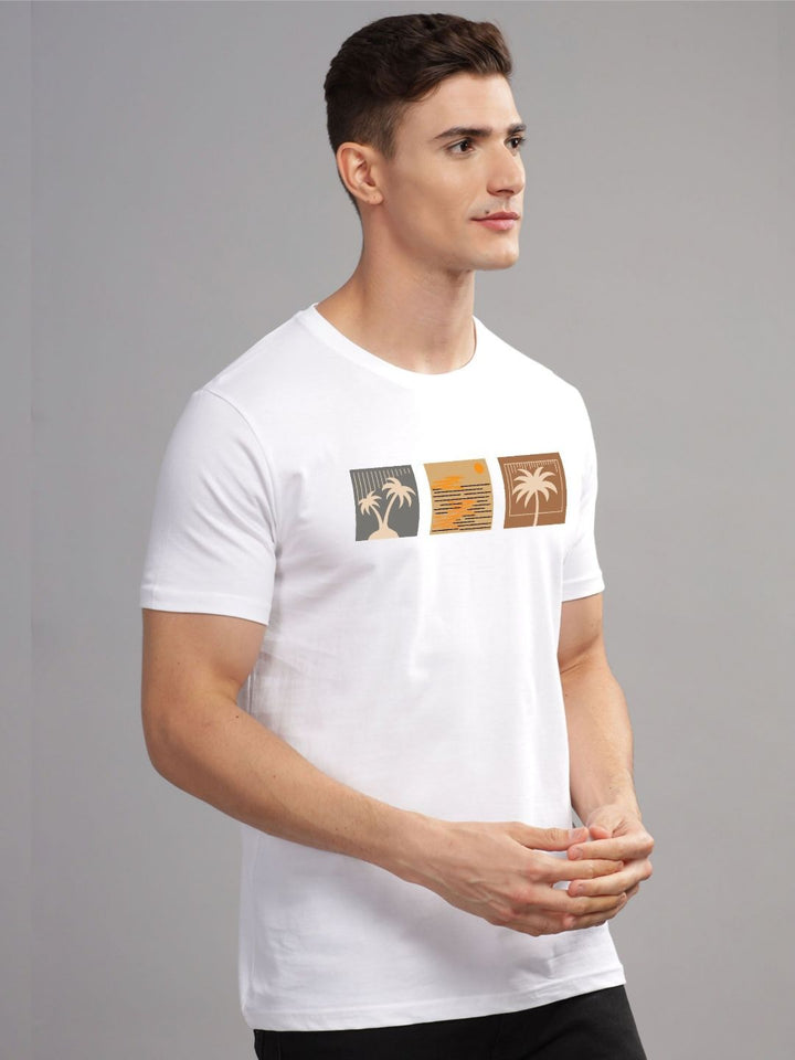 ADRO Men Printed T-shirt