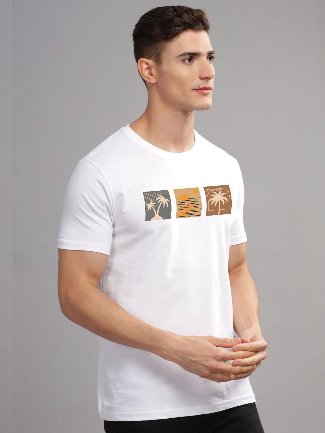 ADRO Men Printed T-shirt