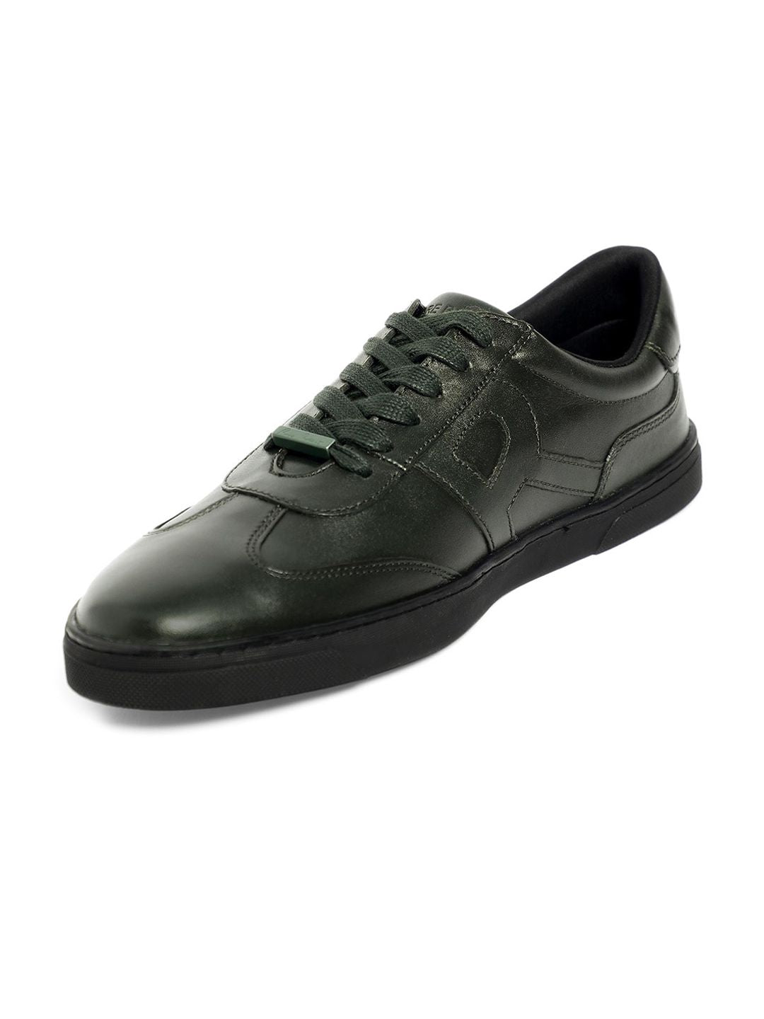 RARE RABBIT Men Merc Textured Leather Sneakers