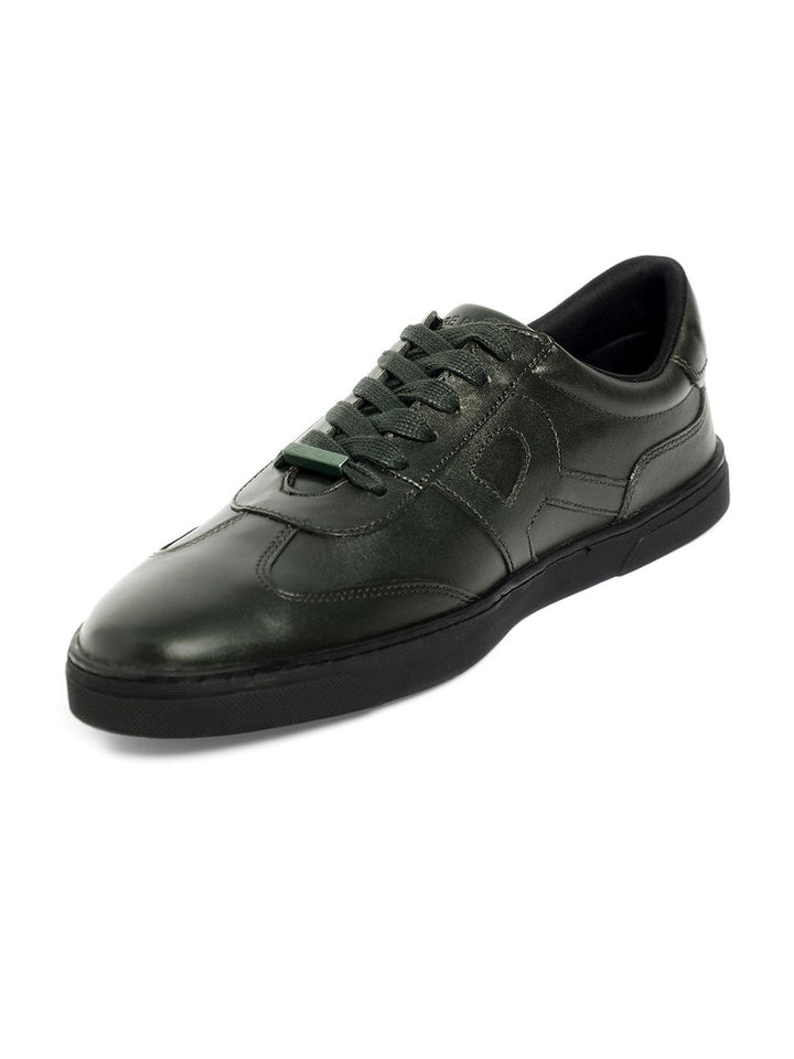 RARE RABBIT Men Merc Textured Leather Sneakers