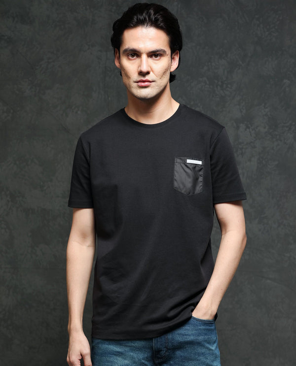 T-shirt Lelaki Lelaki Langka Azul Slim Fit T-Shirt