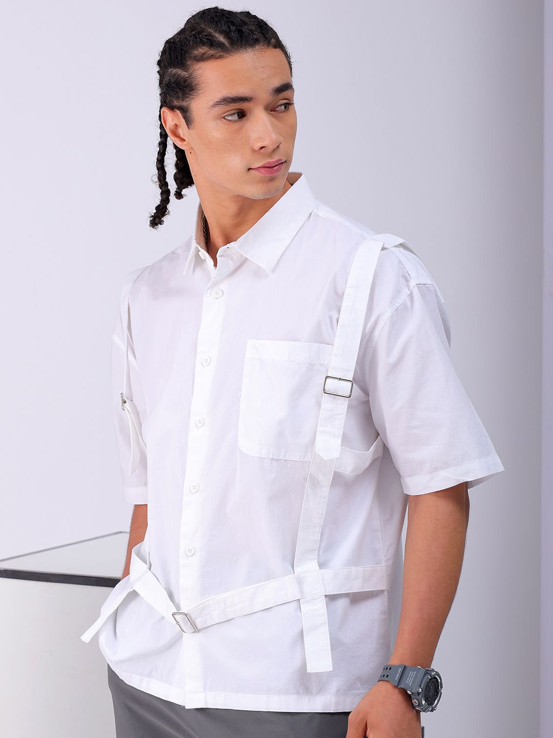 The Indian Garage Co Men Boxy Opaque Casual Shirt