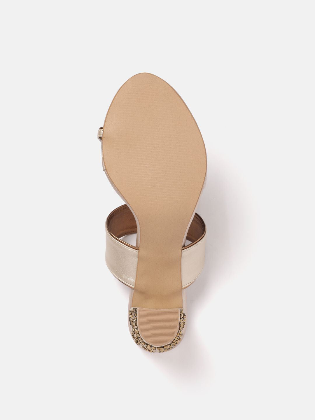 House of Pataudi Ethnic Embellished Block Heels