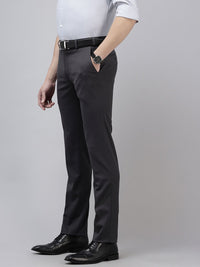 Park Avenue Men Textured Slim Fit Trousers