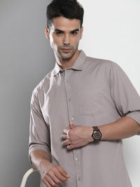 The Indian Garage Co Men Lilac Casual Shirt