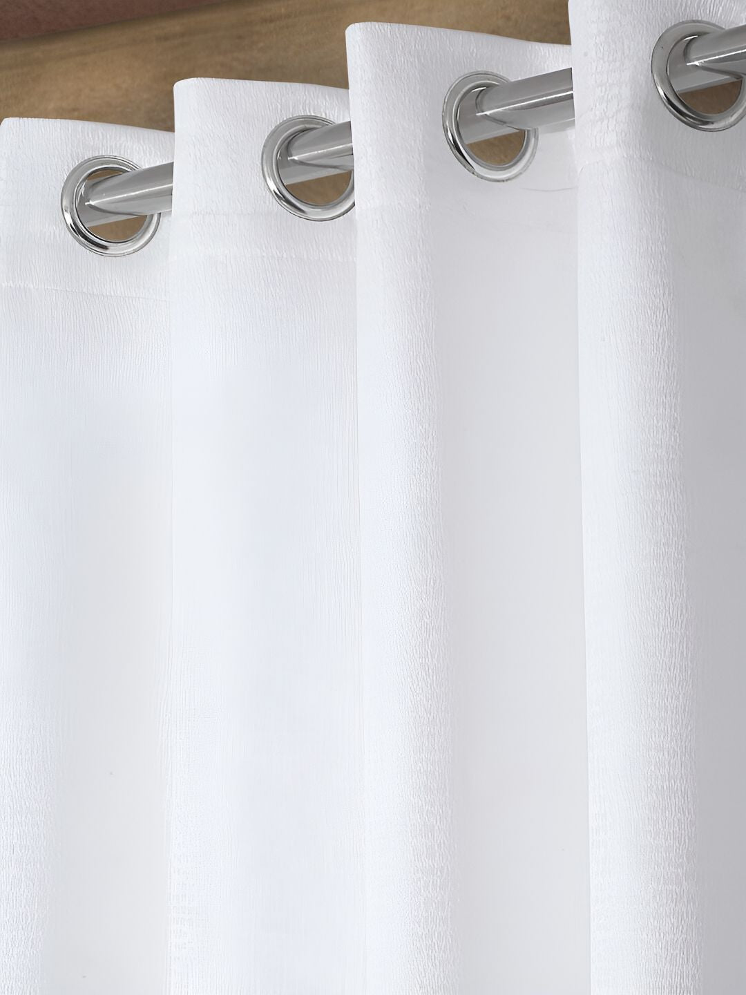 HOSTA HOMES White Black Out Door Curtain