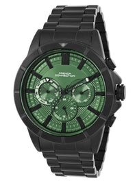 Sambungan Perancis Lelaki Dial & Tali Keluli Tahan Karat Analog Watch FCH05BM-G