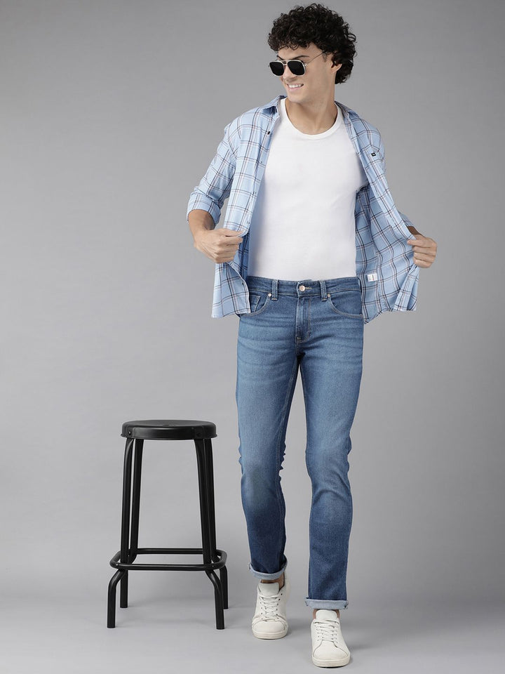SPYKAR Men Heavy Fade Mid-Rise Stretchable Jeans