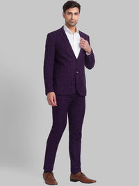Park Avenue Men Single-Breasted Super Slim-Fit 2-Piece Formal Suit