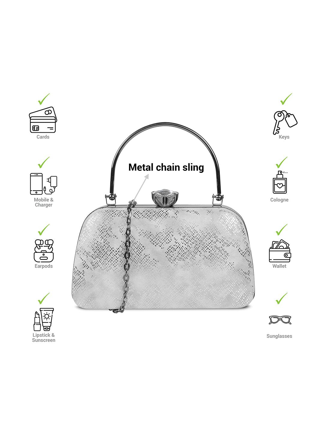 Mochi Embellished Purse Clutch