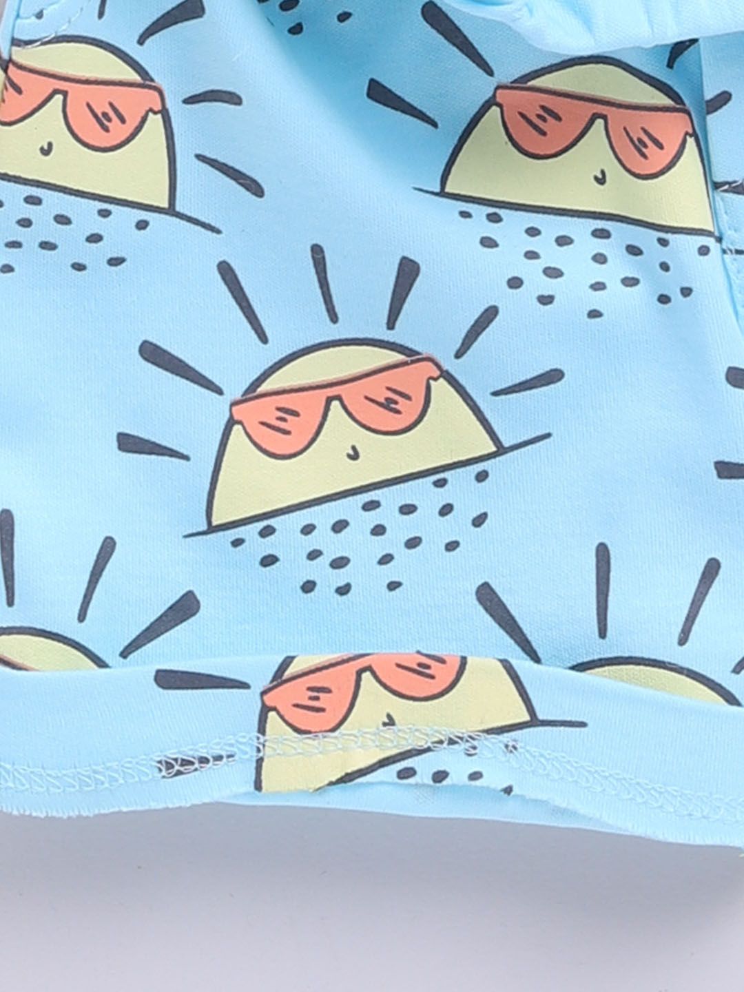 Moms Love Infant Boys Conversational Printed Pure Cotton Clothing Set