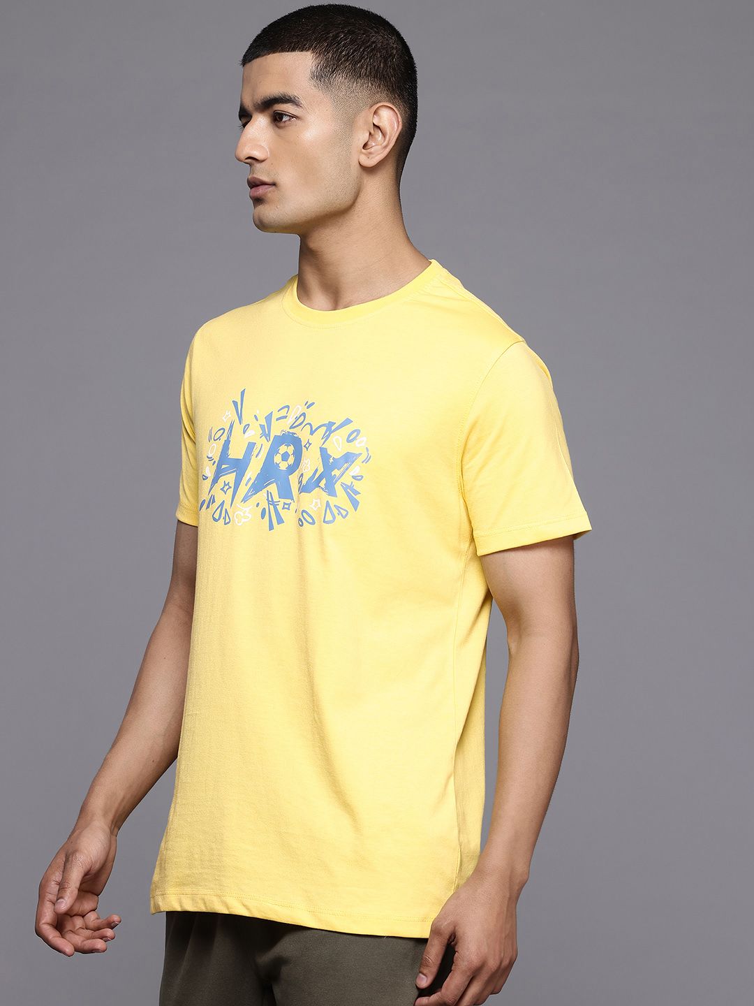 HRX by Hrithik Roshan Men Brand Logo Printed T-shirt