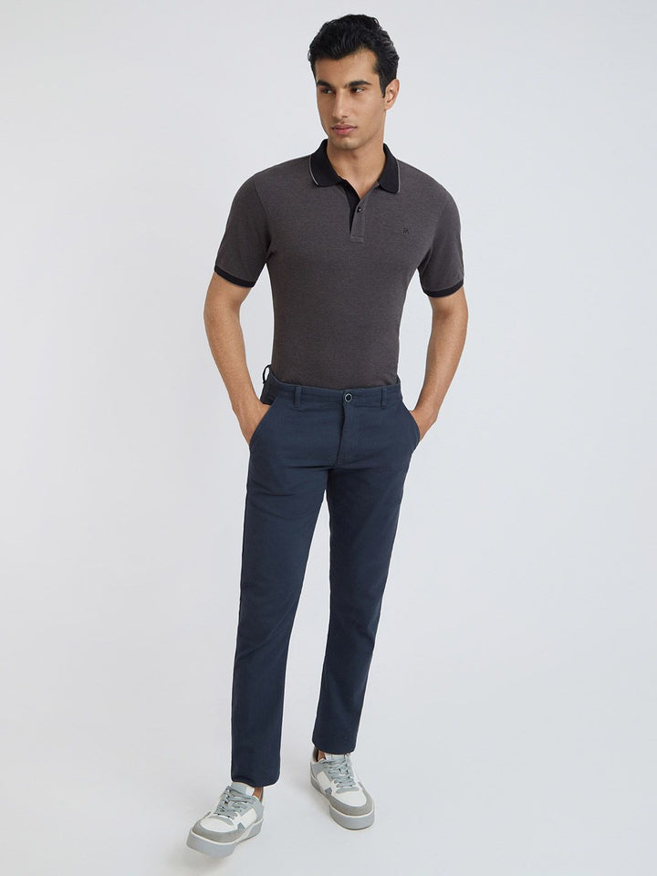Raymond Modern Fit Pure Cotton Polo Collar T-shirt