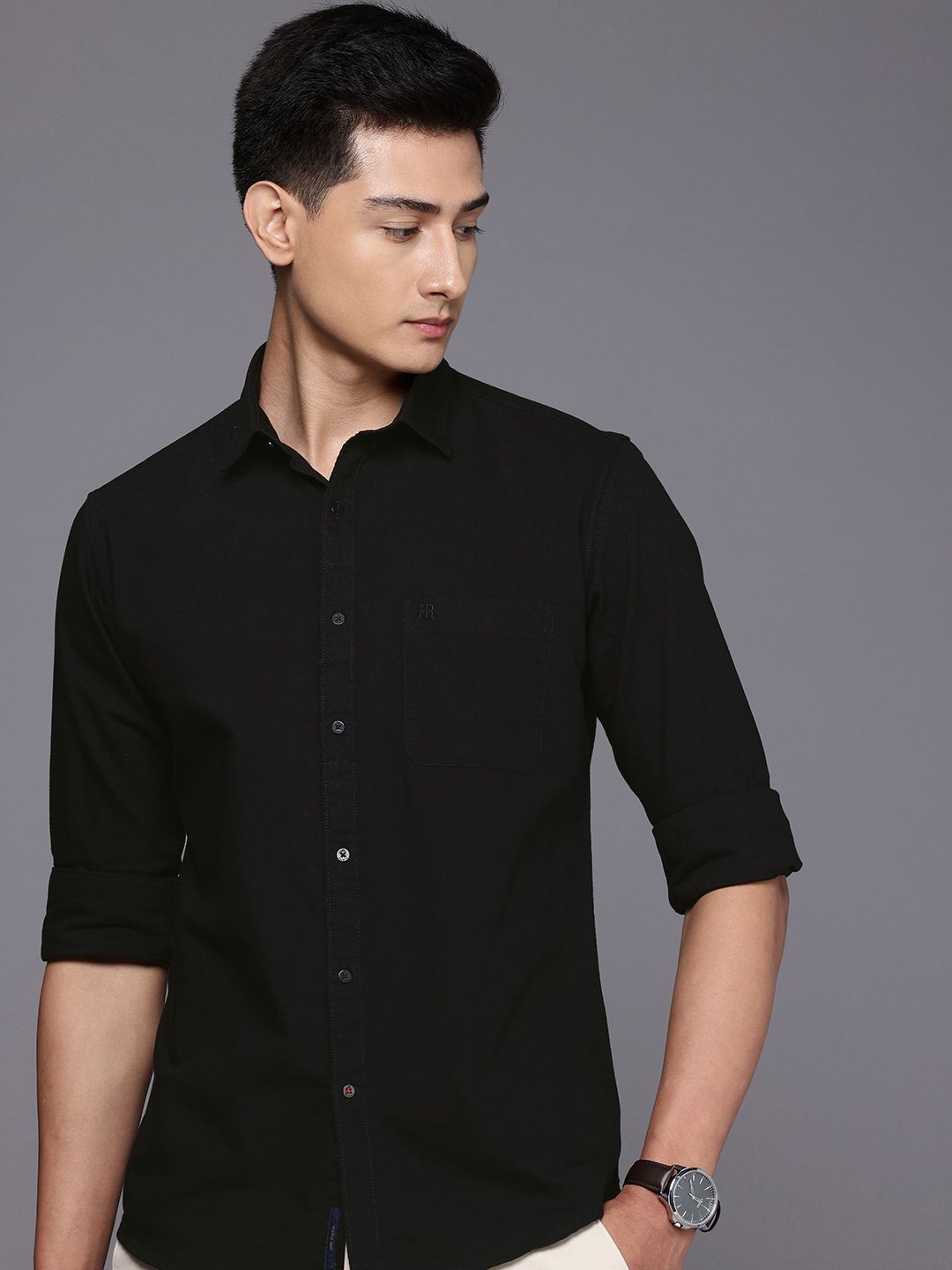 Raymond Slim Fit Pure Cotton Casual Shirt