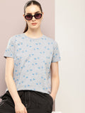 DILLINGER Printed Boxy Pure Super Combed Cotton T-shirt