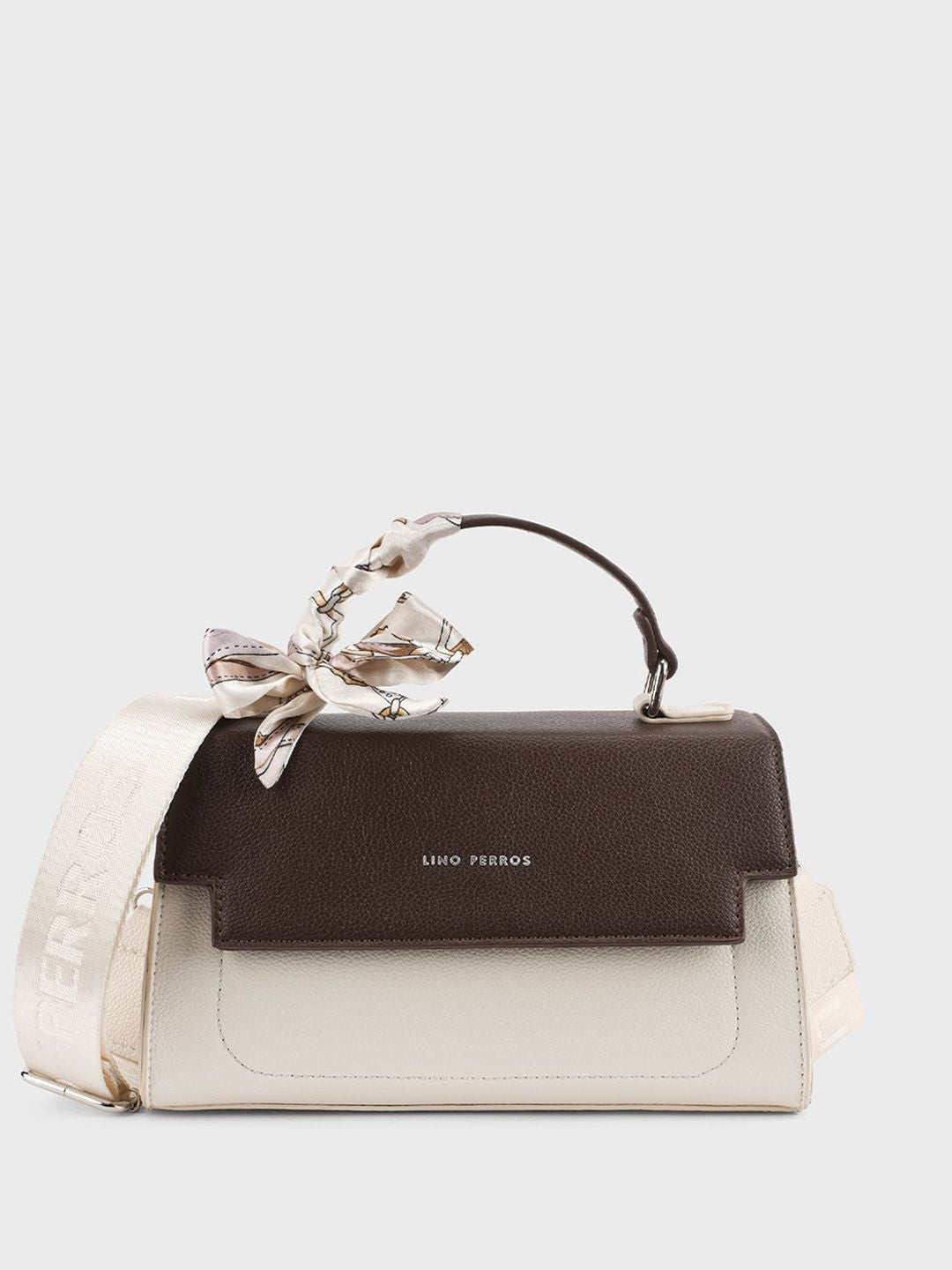 Lino Perros Structured Sling Bag With Bow Detail