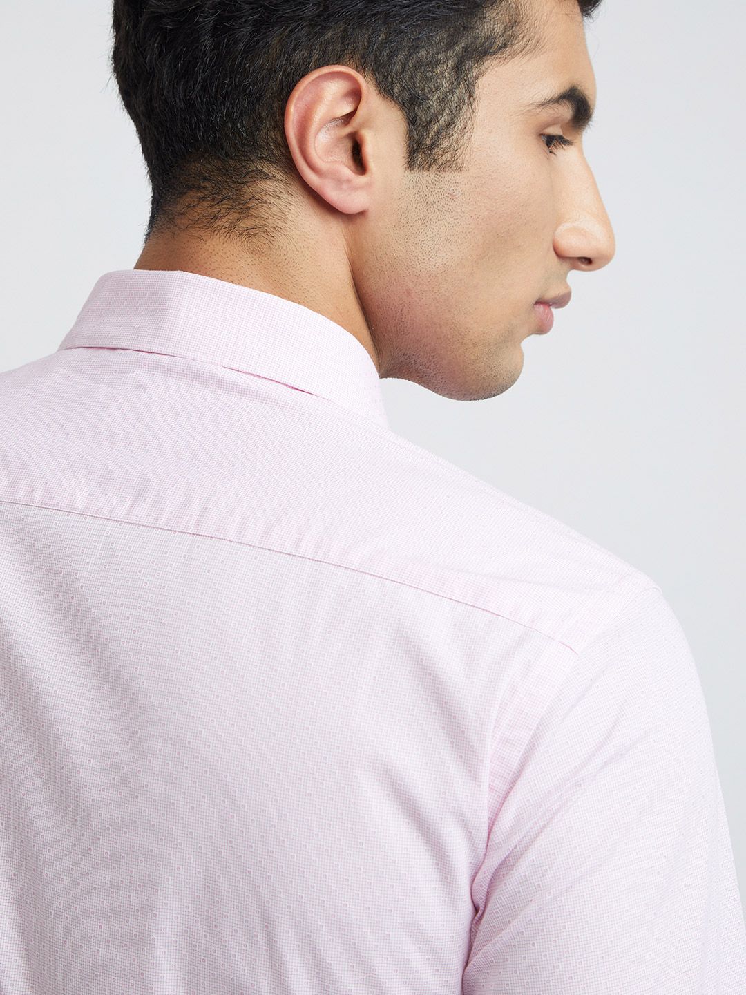 Raymond Pure Cotton Slim Fit Opaque Printed Formal Shirt
